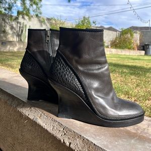 Haider Ackermann-Leather Ankle Boots